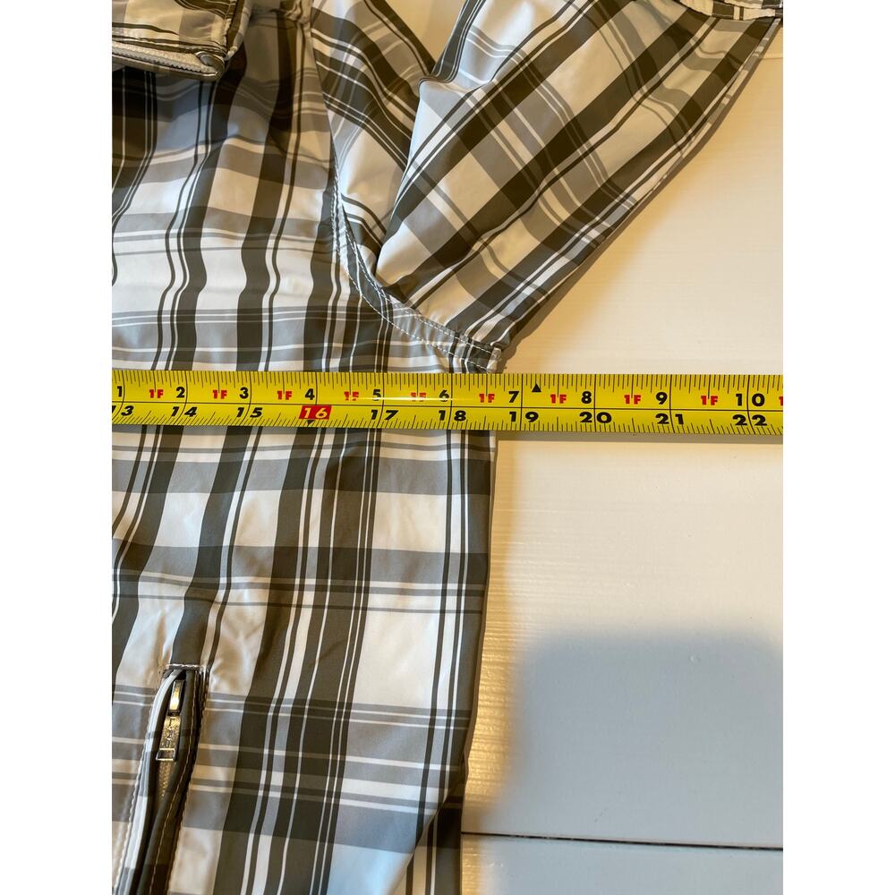 L-RL Lauren Active Plaid Windbreaker Jacket Sz XS Lightweight Zip Front Preppy - Picture 13 of 14